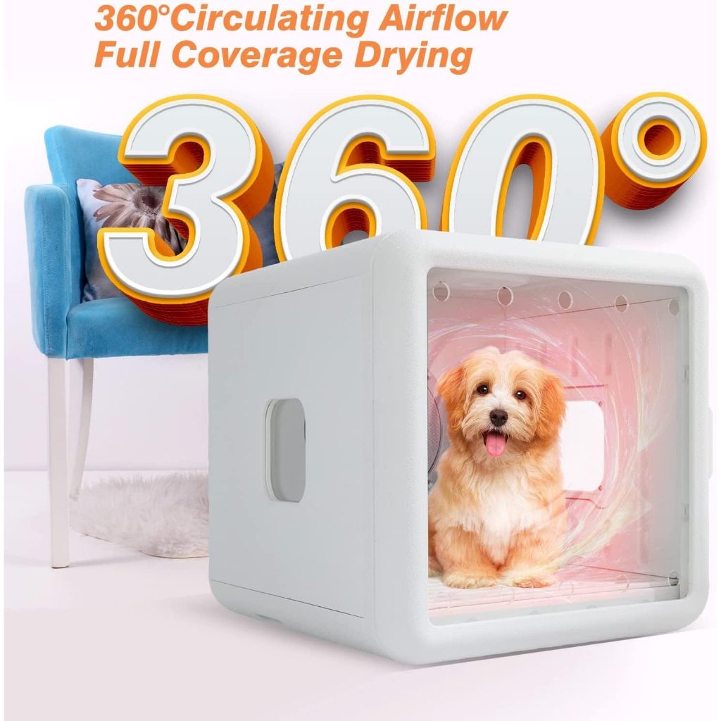 Automatic Pet Dryer Box: Spa-Like Drying for Cats & Small Dogs